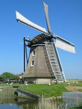 Molen 03177 De Cornwerdermolen (Cornwerd / Koarnwert), Willem Jans (17-5-2004). | Database Nederlandse molens