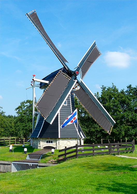 Molen 13511 De Mearmin / Geestmermeermolen (Damwoude / Damwâld), Willem Jans (7-9-2016) | Database Nederlandse molens