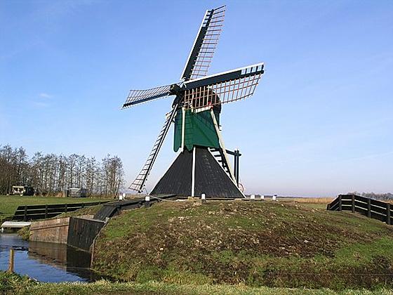 1, Molen 06441 De Bird / Koopmansmolen (Grouw / Grou), W. Jans (23-01-2006) | Database Nederlandse molens
