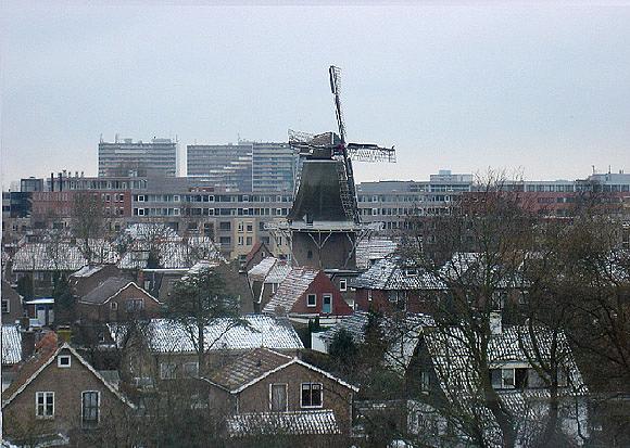 5, Molen 03273 Welgelegen / Tjepkema's molen (Heerenveen / It Hearrenfean), Jesse Molenkamp (winter 2003) | Database Nederlandse molens