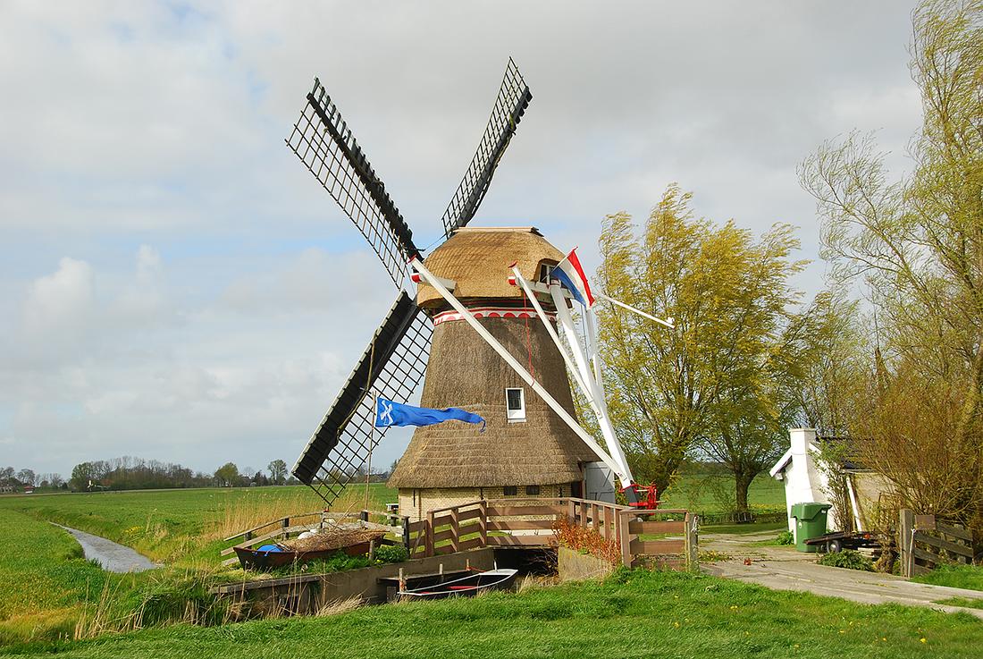 3, Molen 03043 Hegebeintumer Mûne / De Hogebeintumermolen (Hogebeintum / Hegebeintum), Harmannus Noot (22-4-2017) | Database Nederlandse molens
