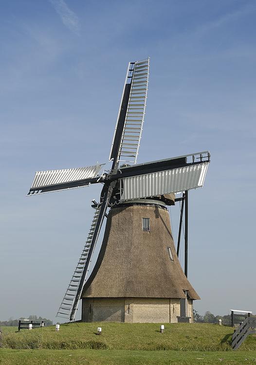 Molen 02974 De Huinsermolen (Huins / Húns), Chris van Gijs (4-10-2014) | Database Nederlandse molens