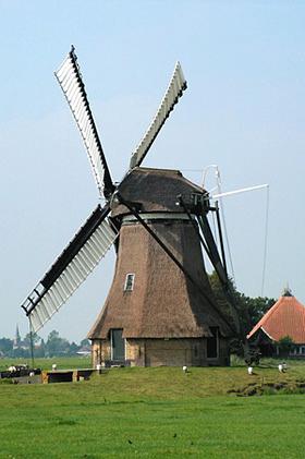2, Molen 02974 De Huinsermolen (Huins / Húns), Jan van der Molen (9-9-2005) | Database Nederlandse molens