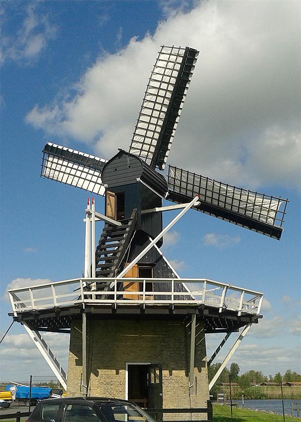 2, Molen 01451 De Groene Molen (Joure / De Jouwer), Bauke Bos (3-5-2014) | Database Nederlandse molens