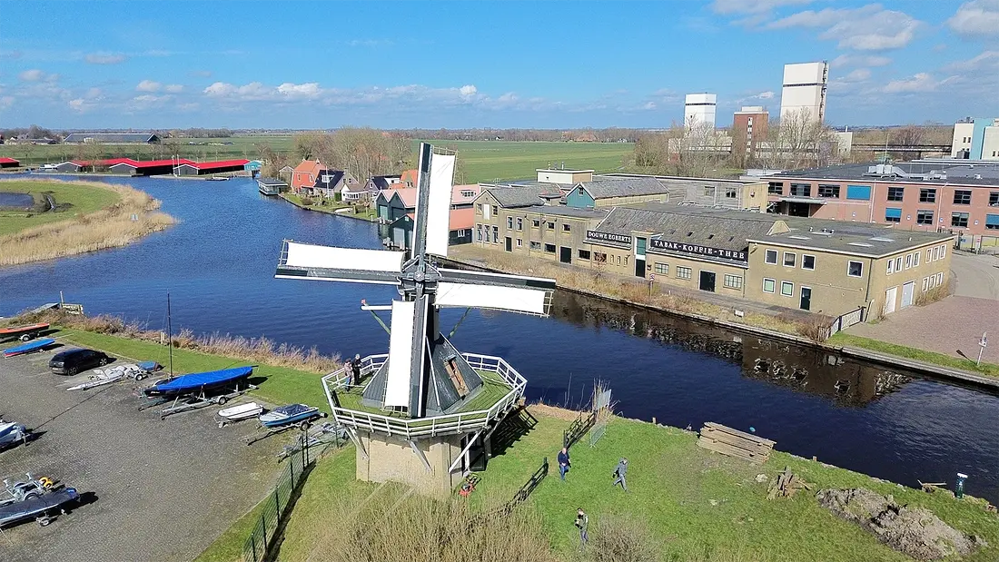 1, Molen 01451 De Groene Molen (Joure / De Jouwer), Vincent Mepschen (18-3-2023) | Database Nederlandse molens