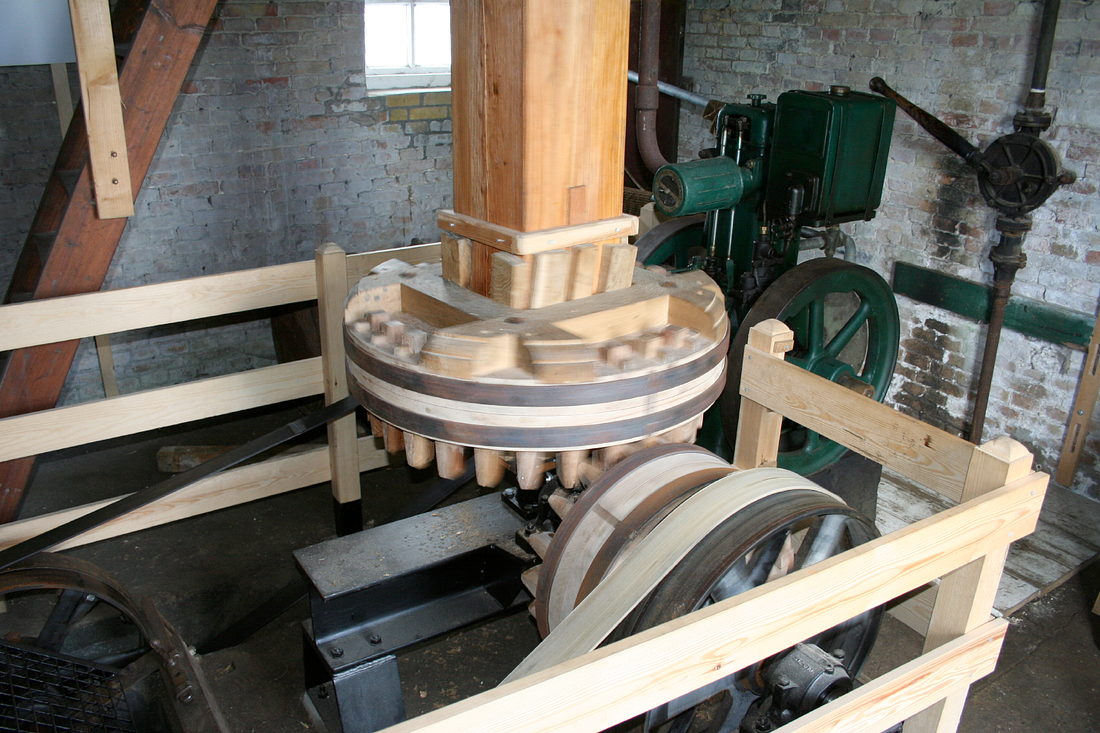 10, Molen 01451 De Groene Molen (Joure / De Jouwer), Ronald Bakker (14-5-2011)Interieurfoto van na de restauratie. | Database Nederlandse molens