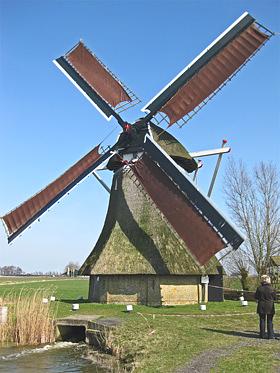 4, Molen 04438 h De Westermolen (Kollumerpomp / De Pomp), Edo Werkman (21-3-2009). | Database Nederlandse molens