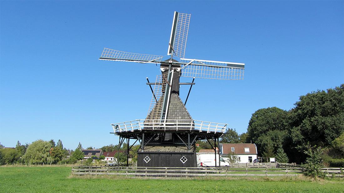 3, Molen 11455 De Vlijt / Vm. Molen 't Op (Koudum),  J. Vingerhoed (26-8-2014) | Database Nederlandse molens