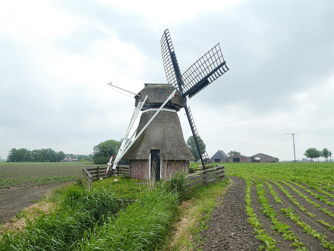 4, Molen 03041 Klaailânsmûne / De Kleilânsmole (Marrum), Dick Bunskoeke (12-6-2020) | Database Nederlandse molens