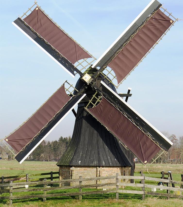 Molen 10245 Tsjongermûne / De Tjongermolen (Mildam), Kees Vanger (16-2-2019) | Database Nederlandse molens