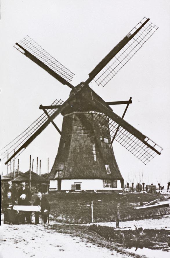 Molen 00936 n Binnenwegsepolder, No. 8, ondermolen (Bleiswijk), Foto coll. DHM | Database Nederlandse molens