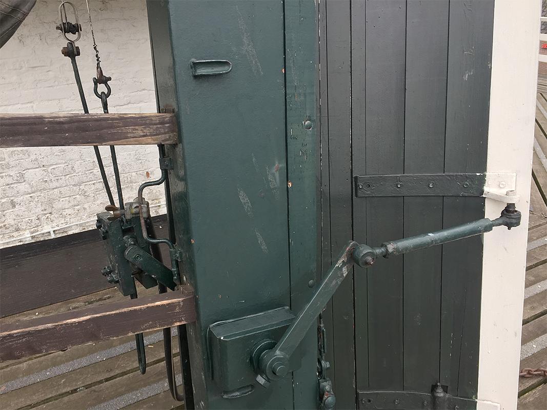 10, Molen 02756 De Vlijt (Diever), Sander Boom (16-11-2019)Binnenroe voorzien van systeem Fauël. | Database Nederlandse molens