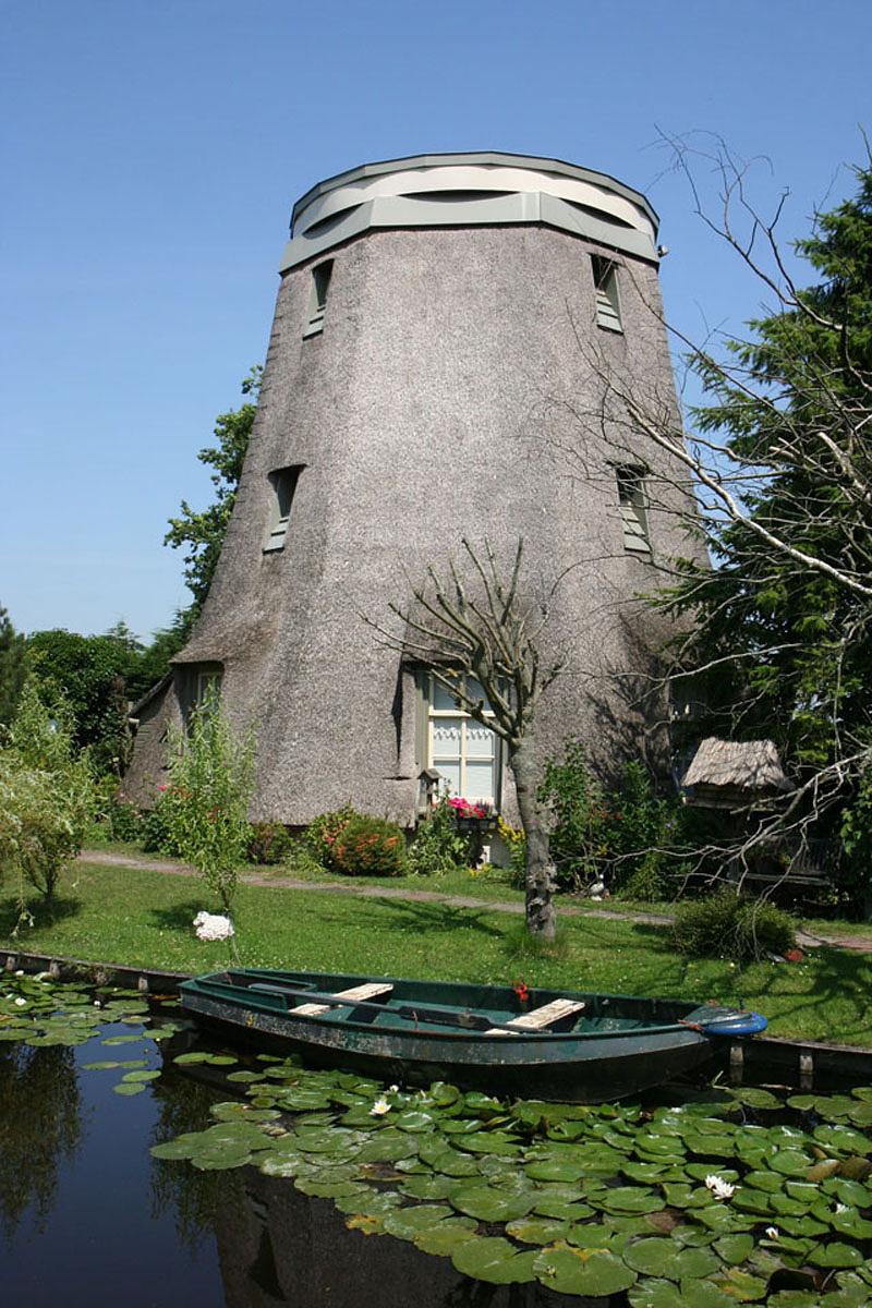 Molen 01158 Westbroekpolder, Zuidbuurtse molen (Zoeterwoude), Foto Ronald Bakker, 11 juli 2015 | Database Nederlandse molens