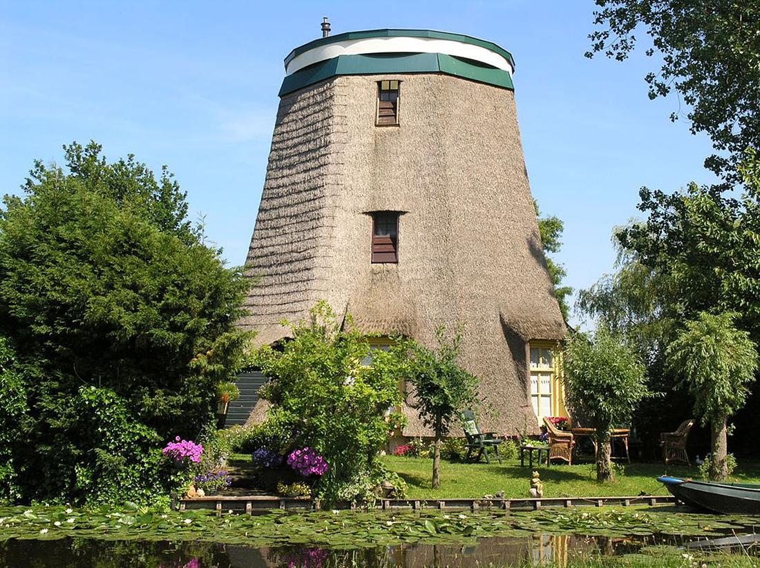 5, Molen 01158 Westbroekpolder, Zuidbuurtse molen (Zoeterwoude), Foto W. Jans, opname 1 juli 2006 | Database Nederlandse molens