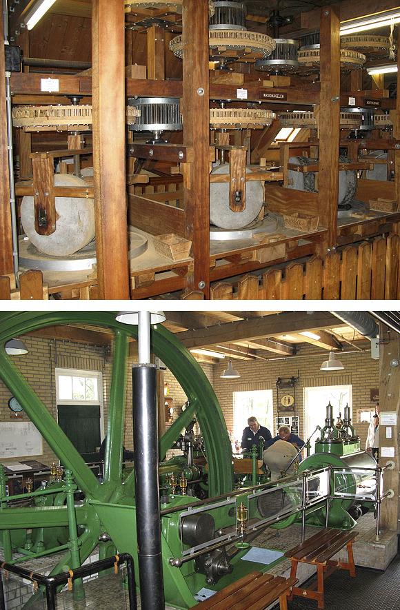 7, Molen 00682 De Wachter (Zuidlaren), De specerijenmaalderij. Carsten Lucht (12-05-2007) en  De stoommachines. Carsten Lucht (12-05-2007) | Database Nederlandse molens