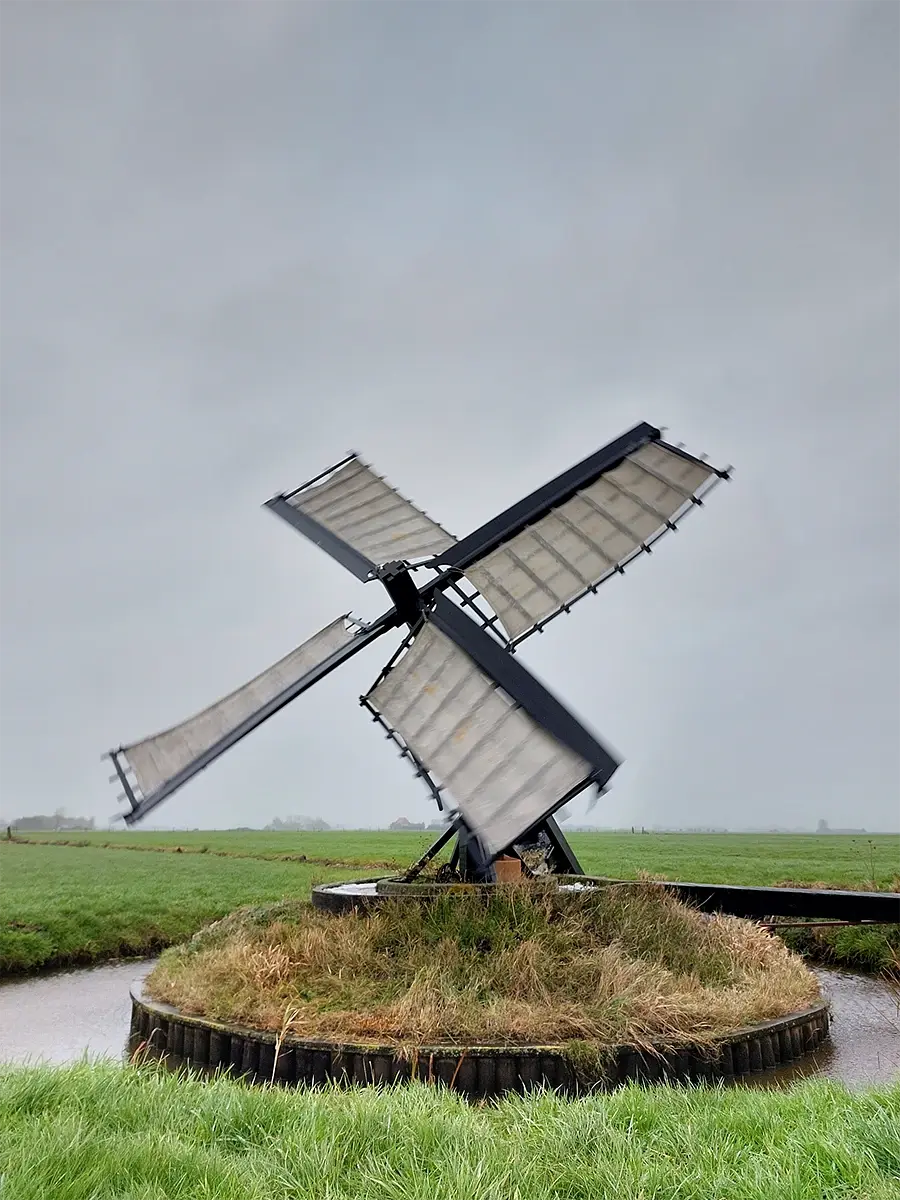 Molen 03728 (tjasker) (Workum / Warkum), Tony Hop (27-11-2022) | Database Nederlandse molens