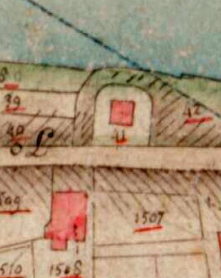 Molen 06903 c Molen De Baat (Streefkerk), Kadastrale kaart 1811-1832: minuutplan Streefkerk, Zuid-Holland,
sectie B, blad 01 nr 41 (MIN08201B01) | Database Nederlandse molens