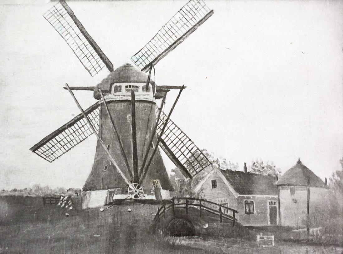 Molen 01162 Westpolder, middelmolen / De Kerfwateringse molen (Berkel en Rodenrijs), Foto collectie DHM | Database Nederlandse molens