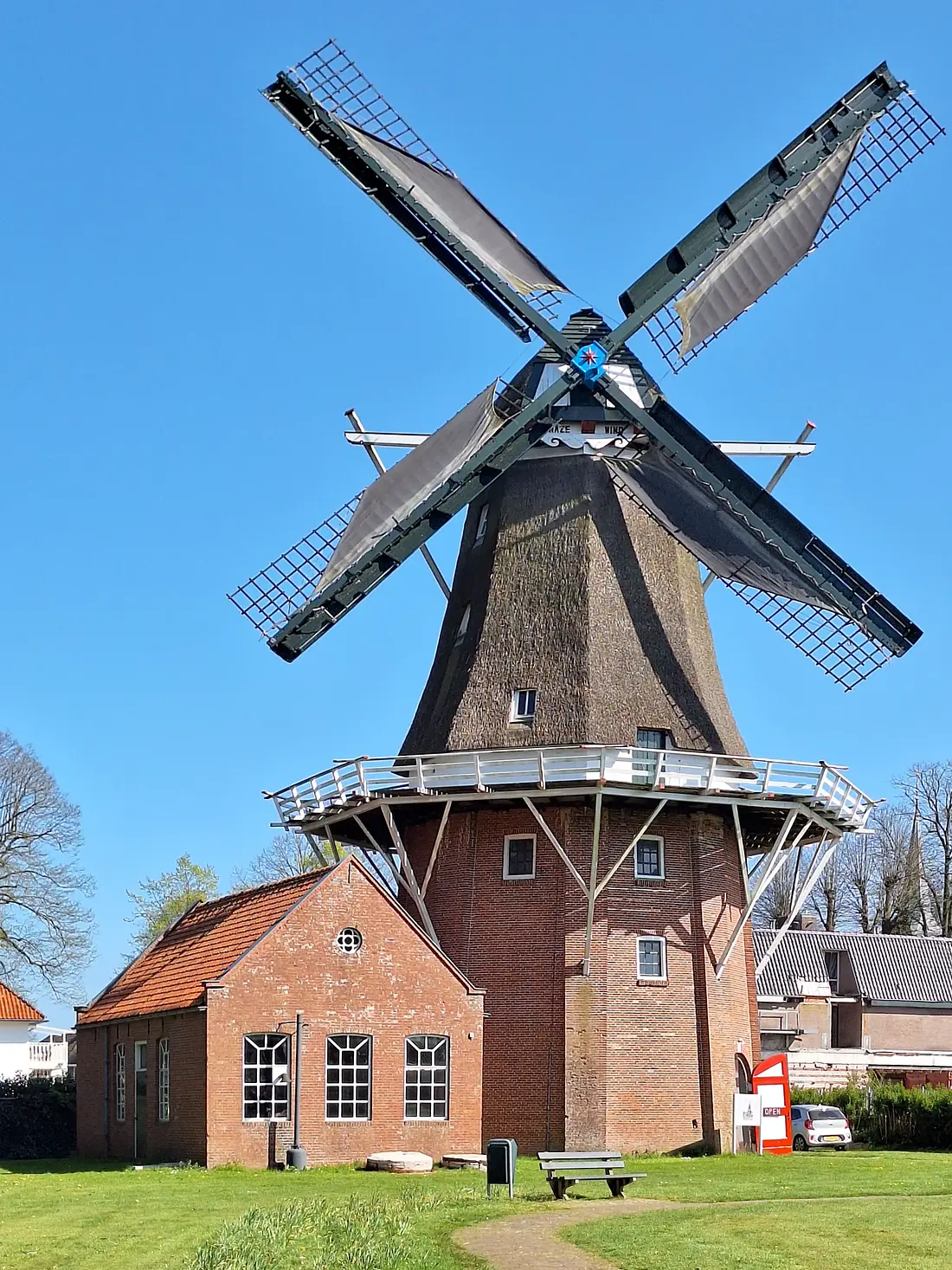 Molen 04420 Hazewind (Gieten), Wouter Bakker (24-04-2026)&nbsp; | Database Nederlandse molens