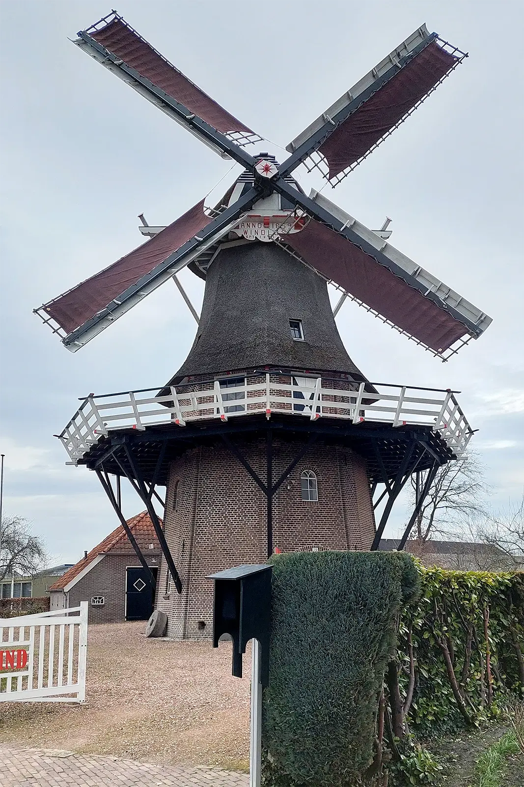Molen 02760 Windlust (Noordwolde), Milan Kats (18-3-2023) | Database Nederlandse molens