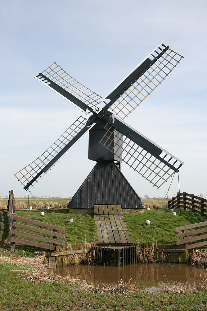 Molen 02970 Alde Swarte / Wieuwens (Oosterlittens / Easterlittens), Ronald Bakker (12-3-2017) | Database Nederlandse molens