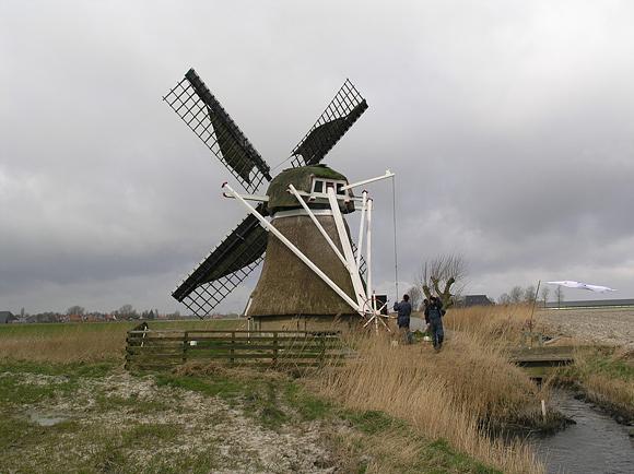 4, Molen 03035 De Balkendsterpoldermolen / Balkendsterpoldermûne (Oude Leije / Alde Leie), Willem Jans (17-3-2007). | Database Nederlandse molens