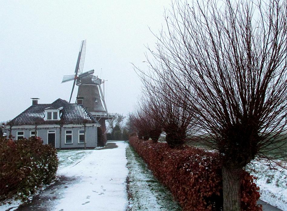 5, Molen 03226 De Hond (Paesens / Paezens), Piet Glasbergen (16-12-2018) | Database Nederlandse molens