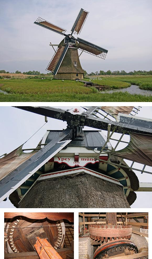 4, Molen 10248 Ypey Mole / Ypeymûne (Rijperkerk / Ryptsjerk), Ton Koorevaar (29-05-2010) | Database Nederlandse molens