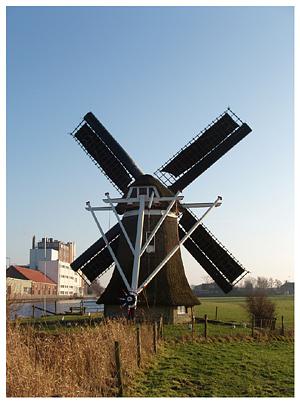 2, Molen 03289 De Skarrenmoune (Scharsterbrug / Skarsterbrêge), Bernhard IJskes (14-01-2006) | Database Nederlandse molens