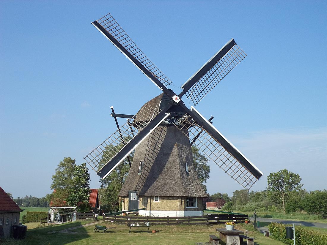 4, Molen 01454 De Hersteller (Sintjohannesga / Sint-Jânsgea), Ronald Bakker (14-6-2018) | Database Nederlandse molens