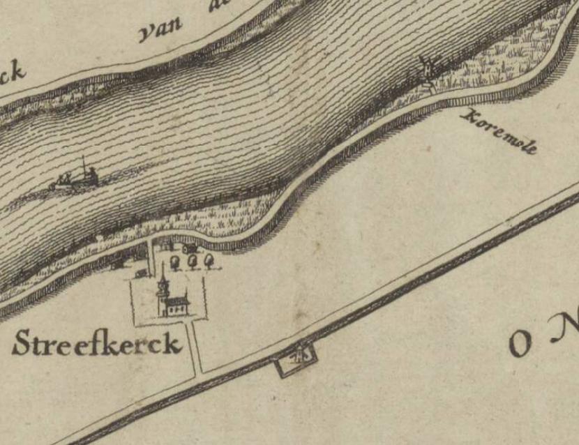 1, Molen 07924 (korenmolen) (Streefkerk), collectie Nationaal Archief: 1716-1767&nbsp; Vervaardigd door Abel de Vries . | Database Nederlandse molens