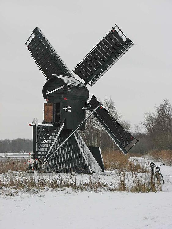 3, Molen 12591 De Himriksmole of De Groene Ster (Tietjerk / Tytsjerk), Jacob Bijlstra (7-12-2012). | Database Nederlandse molens