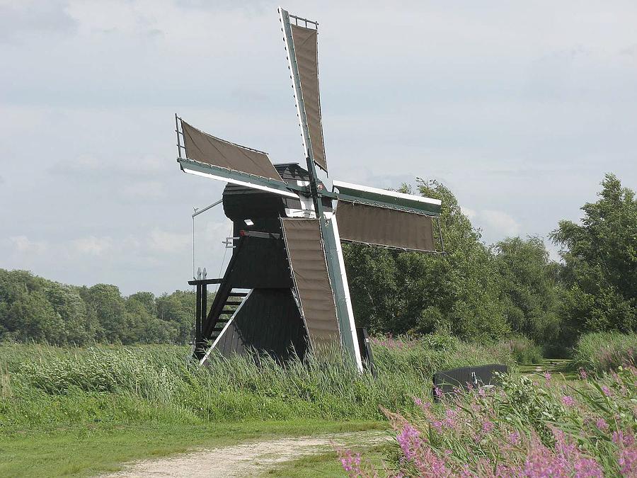 2, Molen 12591 De Himriksmole of De Groene Ster (Tietjerk / Tytsjerk), Jacob Bijlstra (28-7-2013). | Database Nederlandse molens