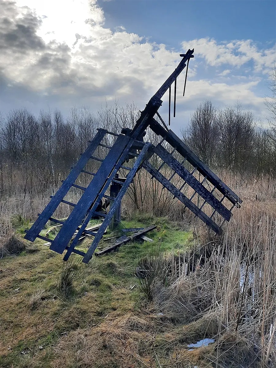 Molen 10222 (Tjasker bij De Deelen) (Luinjeberd), Bauke Bos (2-4-2022)Nog meer achteruitgang | Database Nederlandse molens