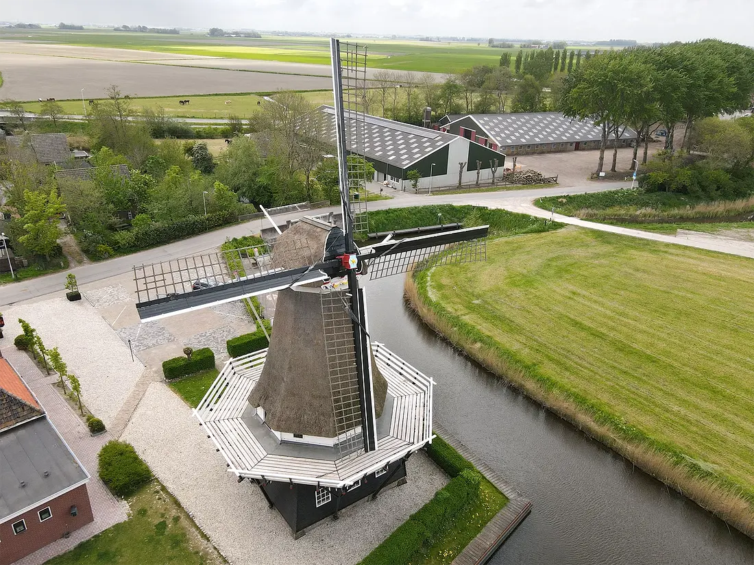 1, Molen 03033 Vrouwbuurstermolen (Vrouwenparochie), Ruben Haanappel (11-5-2022) | Database Nederlandse molens