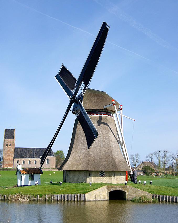 Molen 03048 De Victor (Wanswerd / Wânswert), Stefan Teeling (12-4-2014) | Database Nederlandse molens