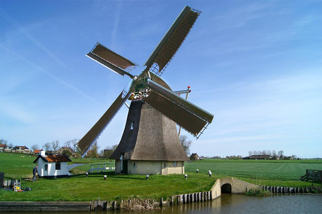 1, Molen 03048 De Victor (Wanswerd / Wânswert), Stefan Teeling (12-4-2014). | Database Nederlandse molens