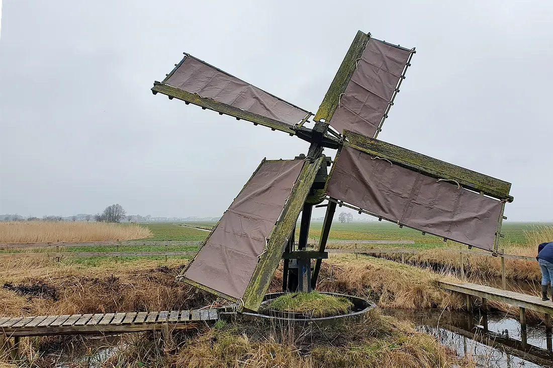 Molen 10061 De Zandpoel / Sânpoel (Wijckel / Wikel), Ceryl van den Esker (19-03-22) | Database Nederlandse molens