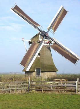 Molen 03211 Wynzer Mûne / Wijnsermolen (Wijns / Wyns), Jippe Braaksma (23-02-2007). | Database Nederlandse molens