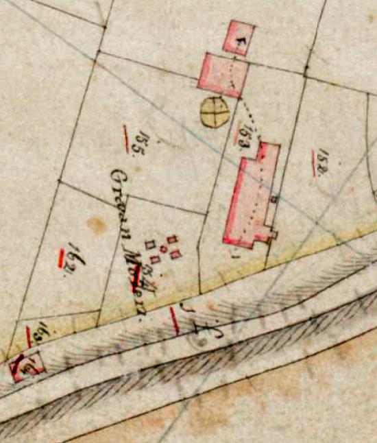 1, Molen 18065 Rosmolen bij de Standerdmolen (Ophemert), Detail van de Kadastrale kaart 1811-1832: minuutplan Ophemert, Gelderland, sectie G, blad 01, nr 154 (MIN05130G01) | Database Nederlandse molens