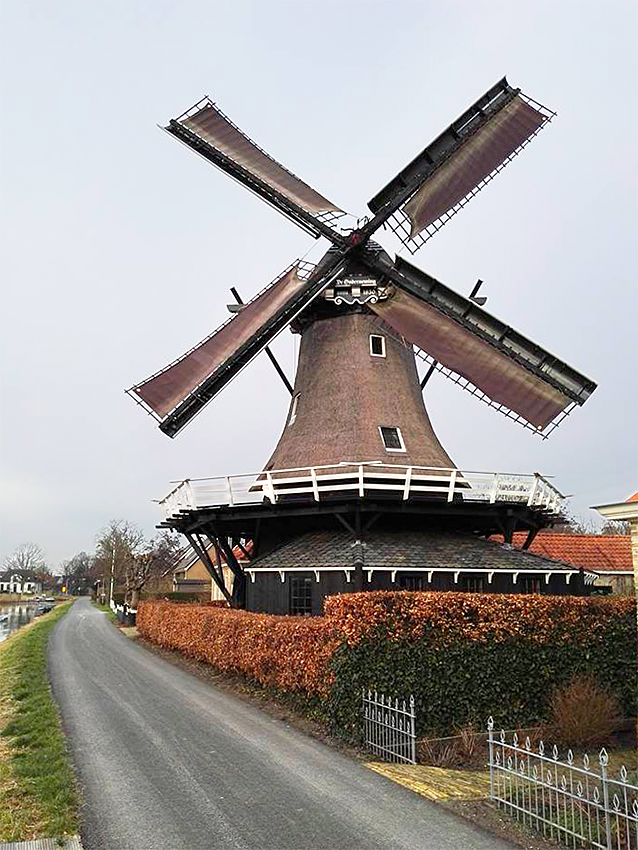Molen 01431 De Onderneming (Witmarsum / Wytmarsum), Teake Visser (28-1-2017) | Database Nederlandse molens