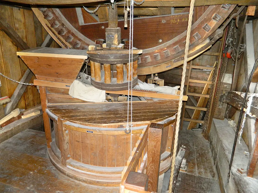 12, Molen 00290 Den Olden Florus / Kallenbroeker Molen (Terschuur), Vincent Mepschen (11-6-2022)Het voorkoppel | Database Nederlandse molens