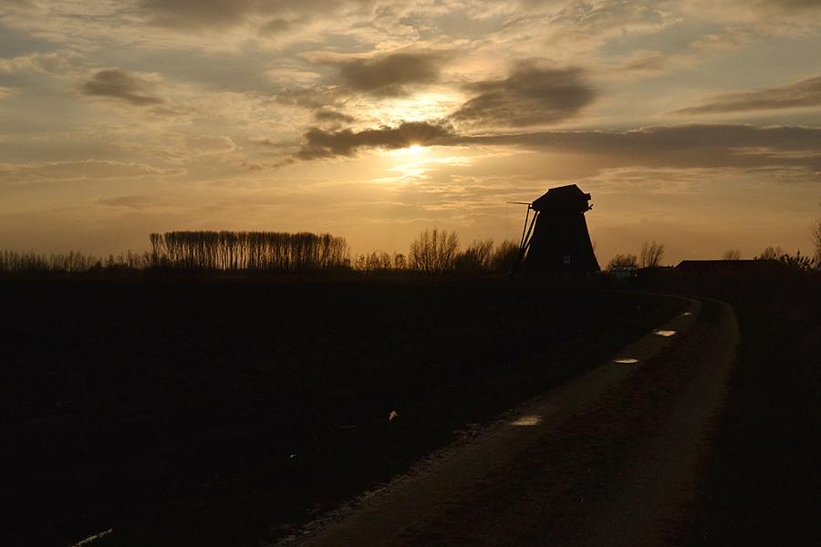 4, Molen 10674 (poldermolen) (Ophemert (vh. Wadenoijen)), Rob Pols (26-2-2014)De wiekenloze molen.  | Database Nederlandse molens