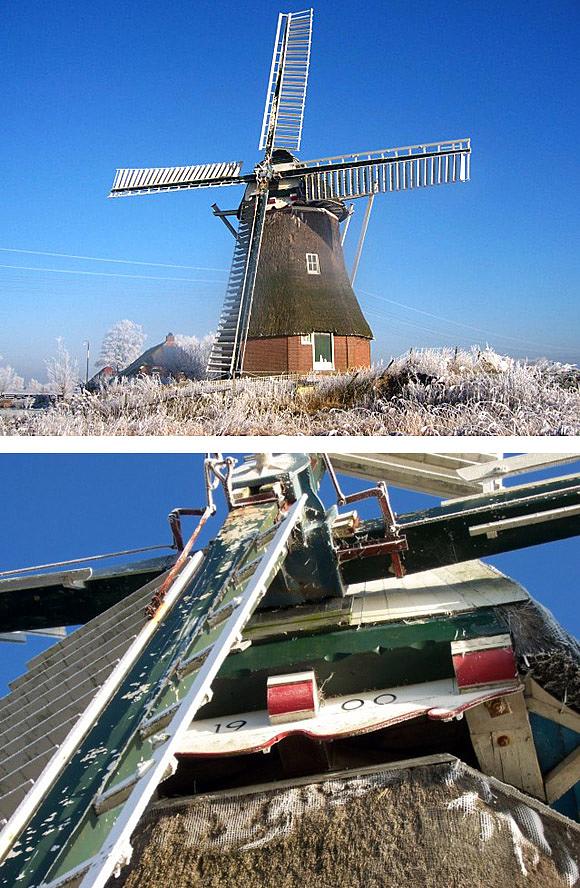 5, Molen 00623 Olinger Koloniemolen (Laskwerd), Rob Hoving (22-12-2007) | Database Nederlandse molens