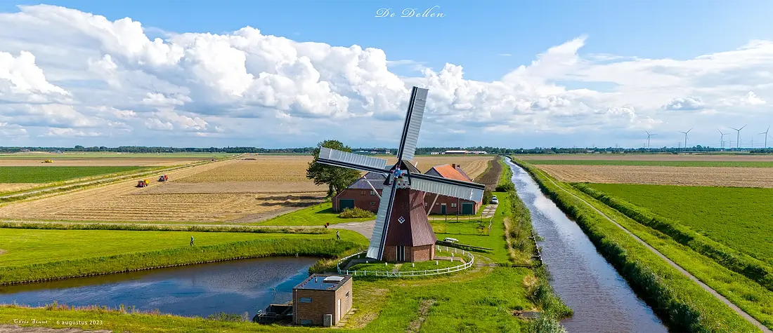3, Molen 10231 De Dellen (Nieuw-Scheemda), Chris Stuut (6-8-2023) | Database Nederlandse molens
