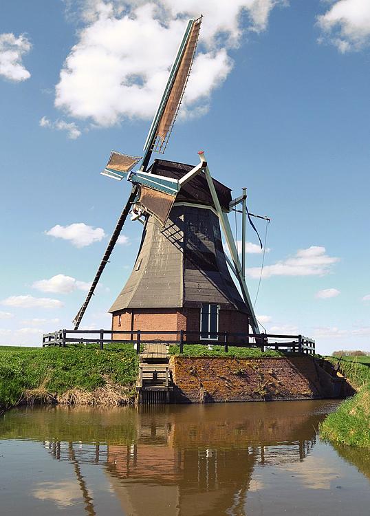Molen 00602 Westerse Molen / Zeldenrust (Nieuw-Scheemda), Martijn Scholtens (28-4-2013). | Database Nederlandse molens