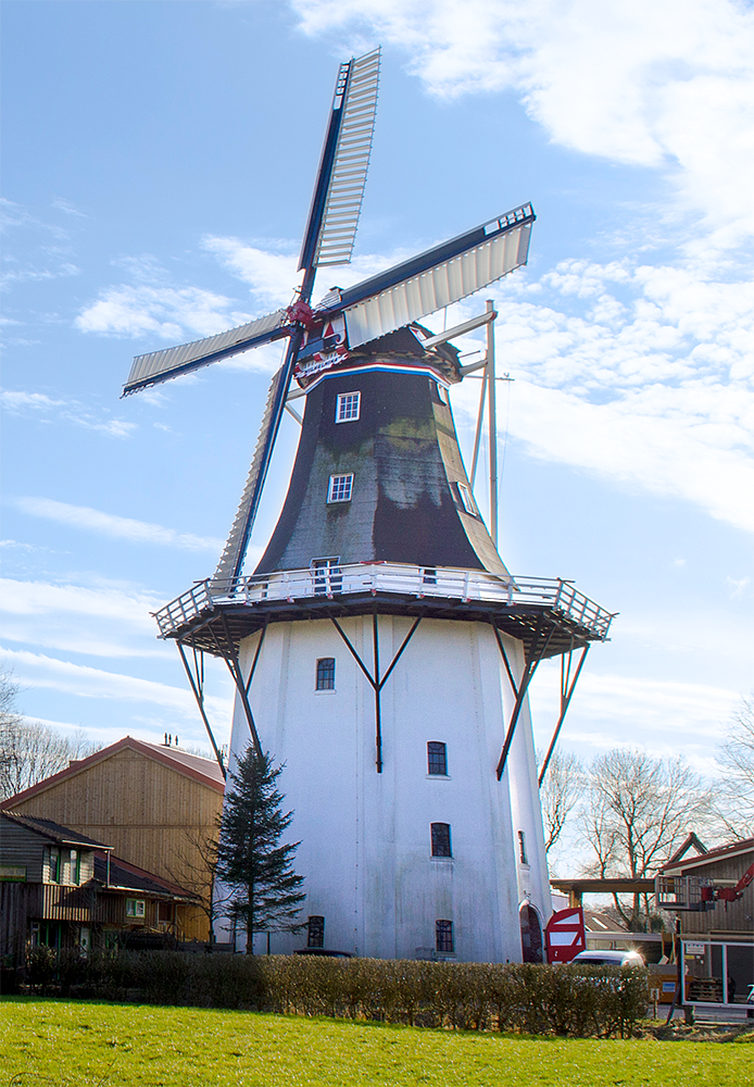 Molen 00434 Wilhelmina (Noorderhoogebrug), Bas Juk (17-3-2018) | Database Nederlandse molens