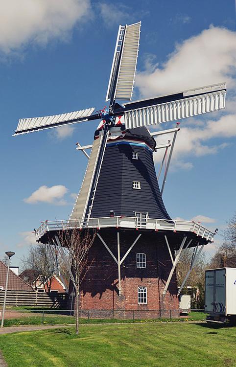 Molen 00480 Aeolus (Oldehove), Martijn Scholtens (28-4-2013). | Database Nederlandse molens