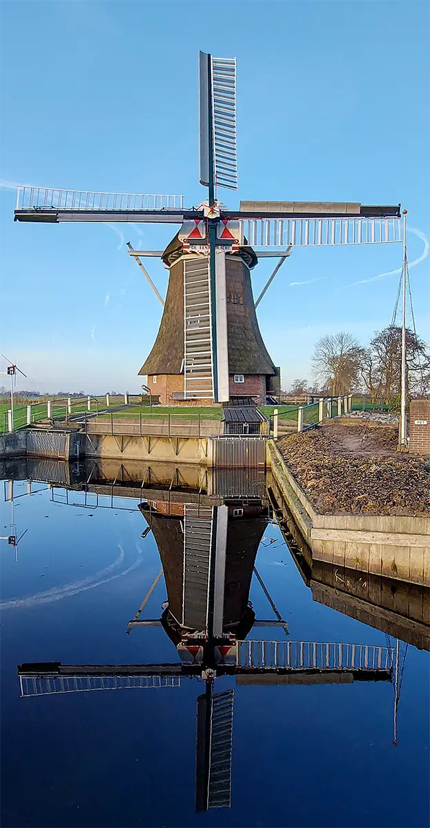 Molen 04450 De Eendracht (Sebaldeburen), Martijn Scholtens (10-12-2021) | Database Nederlandse molens