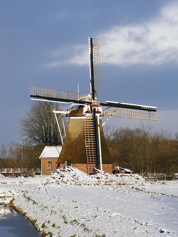 Molen 00547 Molen van de Groote Polder (Slochteren), Martin E. van Doornik (16-1-2016) | Database Nederlandse molens